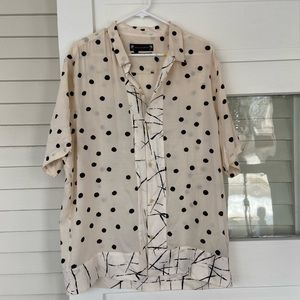 All Saints Print Relaxed Fit Shirt
